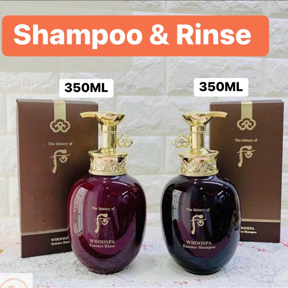 THE HISTORY OF WHOO / WHOO SPA Combo Shampoo & Rinse SET (350ML + 350ML)